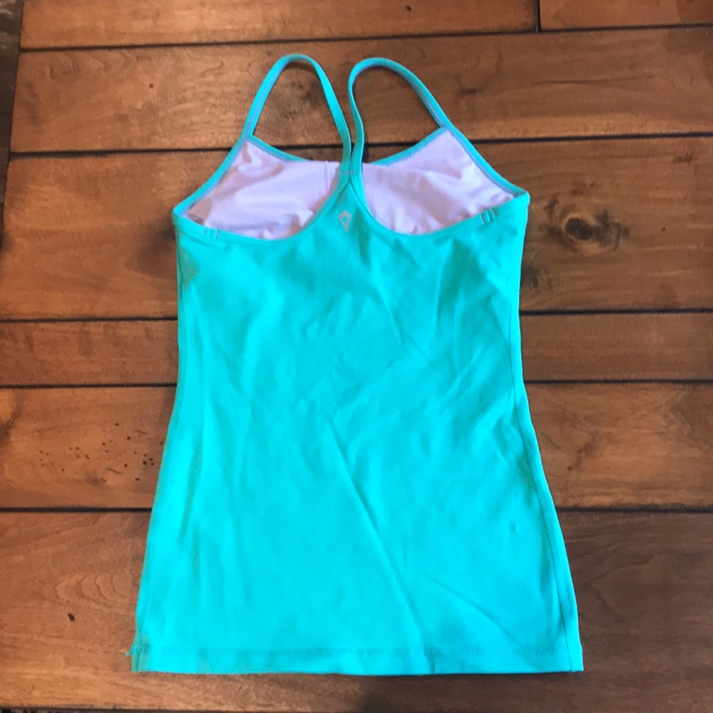 Ivivva, Girls Racer-back Tank Top, Teal, Size 10